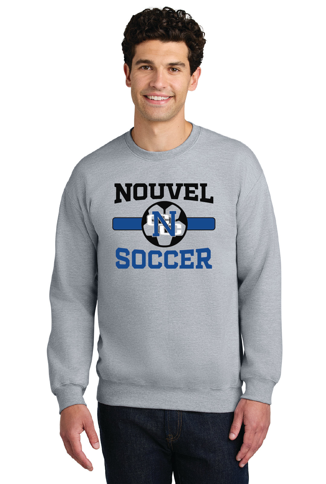 Nouvel Spring 2026 Soccer Crew Neck Sweatshirt (Style D)