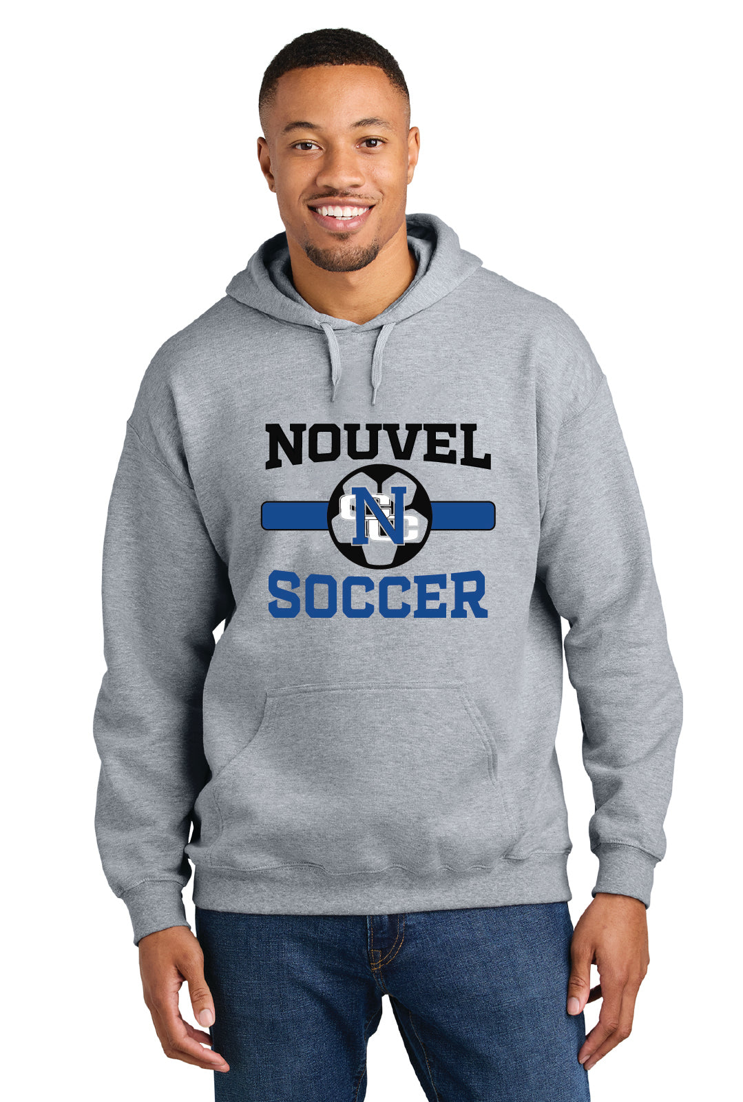 Nouvel Spring 2026 Soccer Hooded Sweatshirt (Style D)