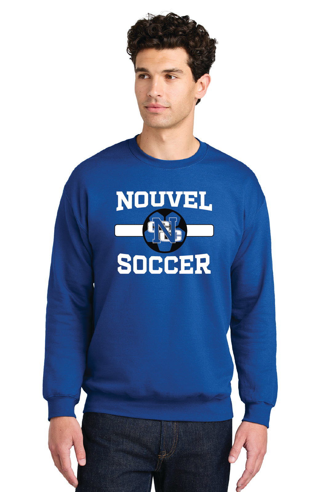 Nouvel Spring 2026 Soccer Crew Neck Sweatshirt (Style D)