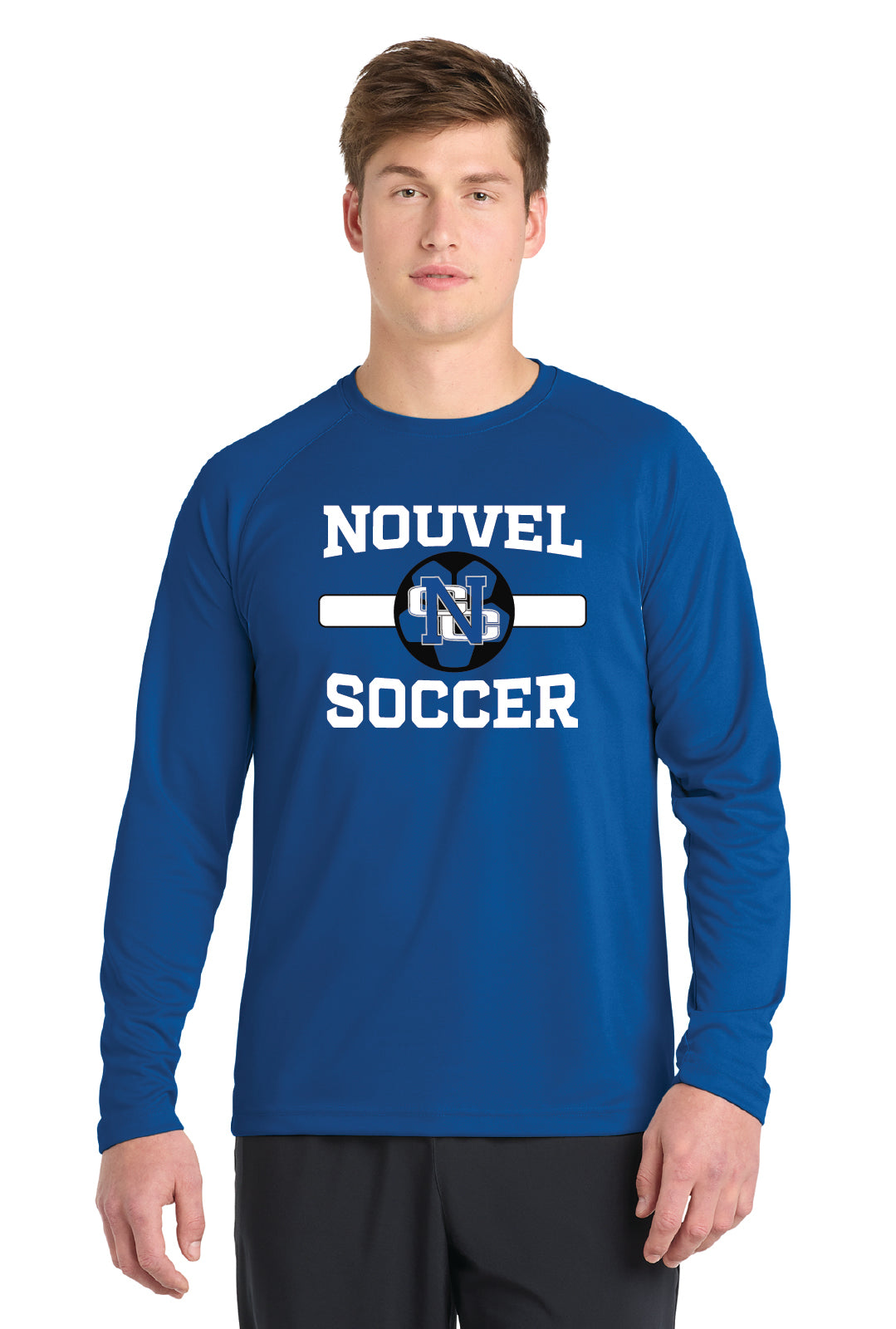 Nouvel Spring 2026 Soccer Long Sleeve Tee Shirt (Style D)