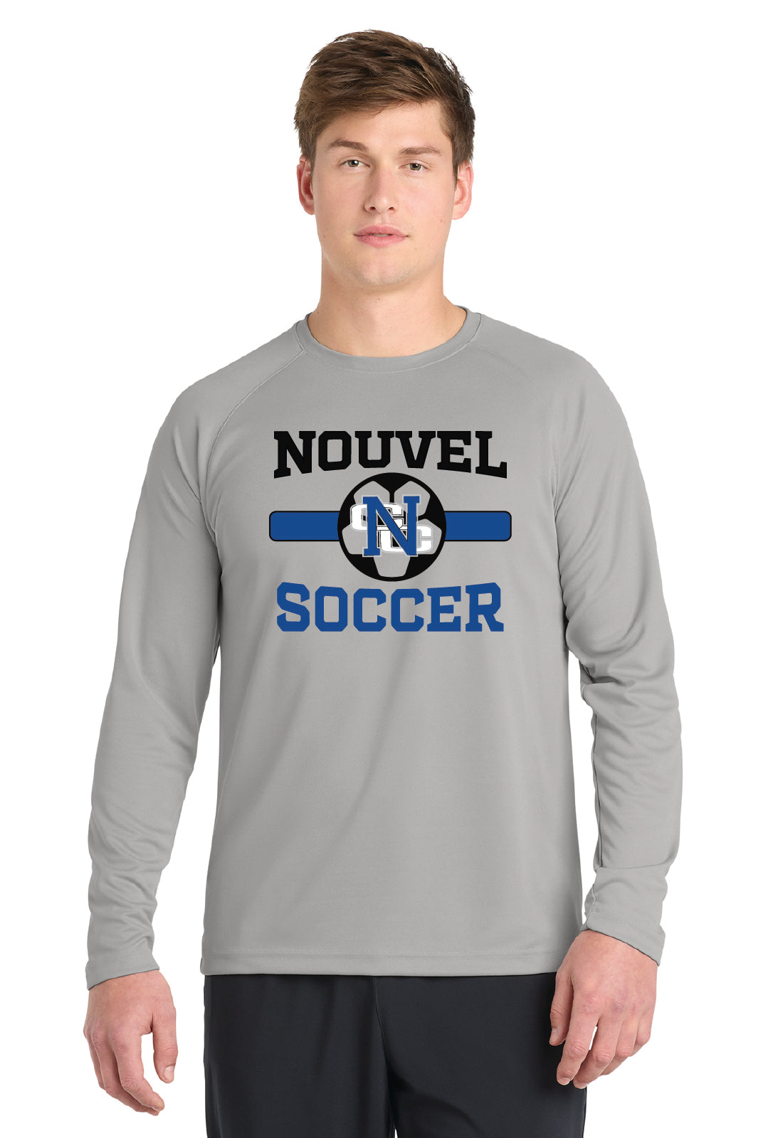 Nouvel Spring 2026 Soccer Long Sleeve Tee Shirt (Style D)
