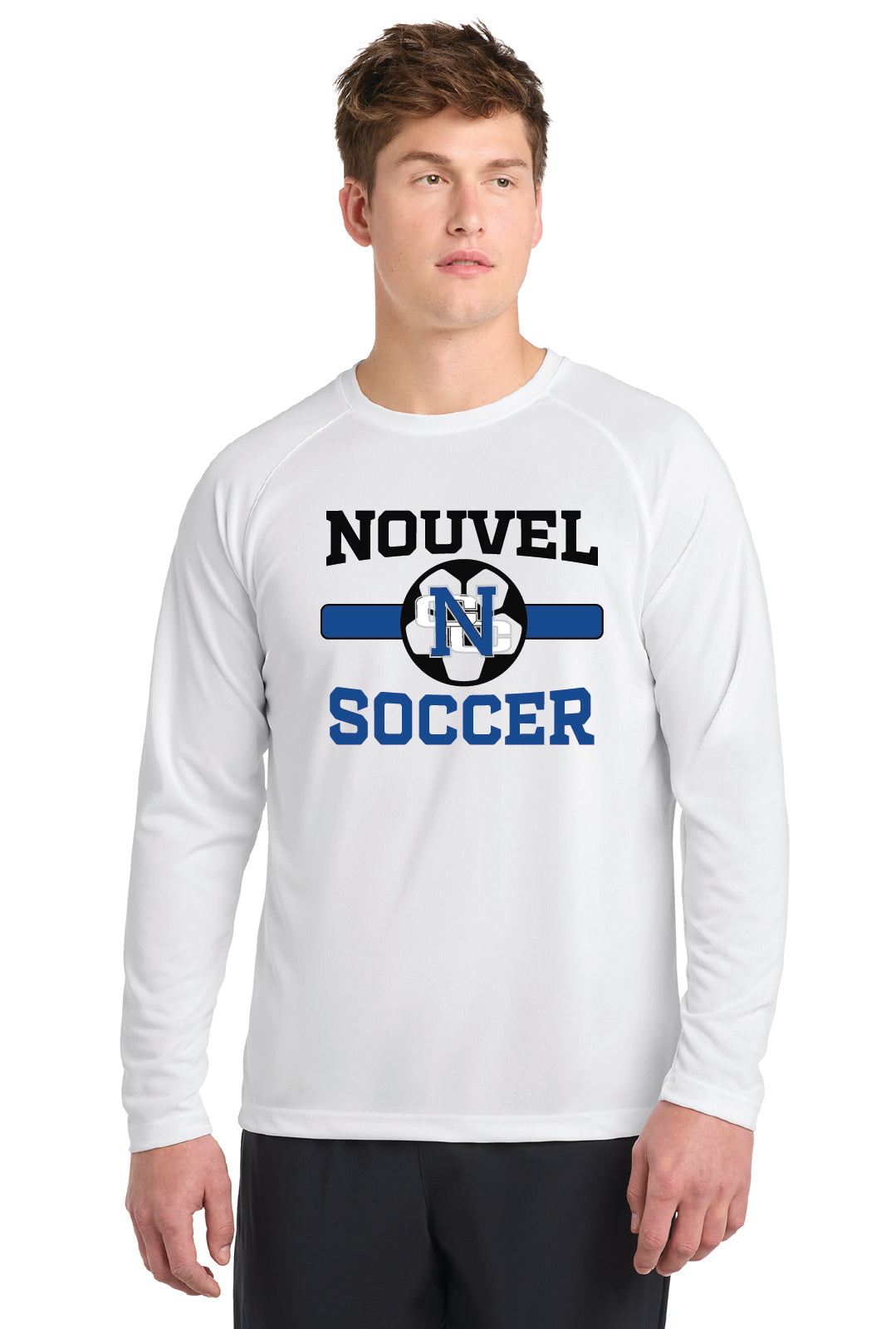 Nouvel Spring 2026 Soccer Long Sleeve Tee Shirt (Style D)